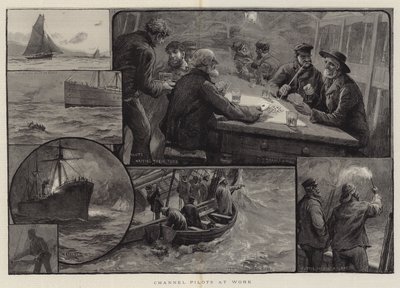 Kanalpiloter på arbejde af Charles J. Staniland